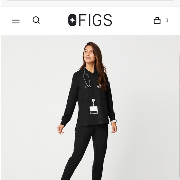 Figs Scrub Jacket XS (SOLD) - Picture 2 of 4